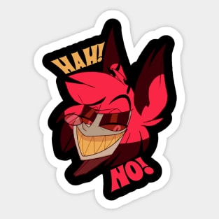 Alastor's Devilish Delight and Dissonance Sticker